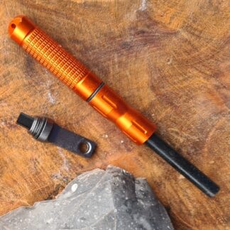 Vuur starter ferro rod waterdicht met tungston scraper met of zonder reserve afdichting